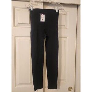 Empetua High Waisted Shaping Leggings Size M Black Tummy Control Shapermint NWT